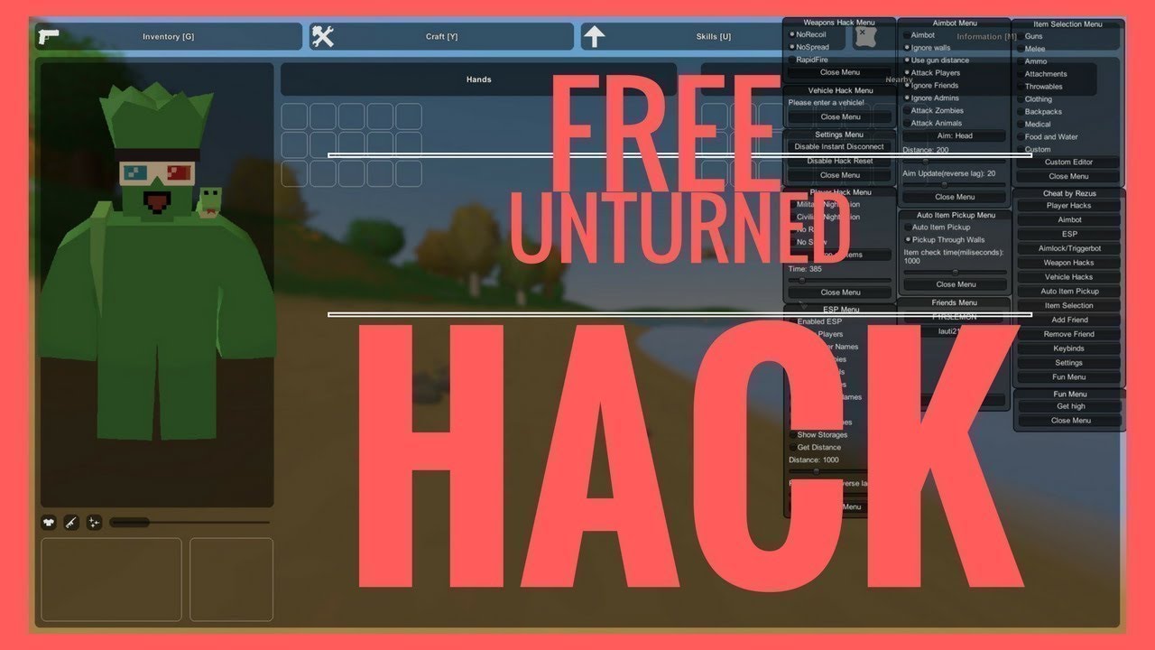 unturned hacks for mac free 2017
